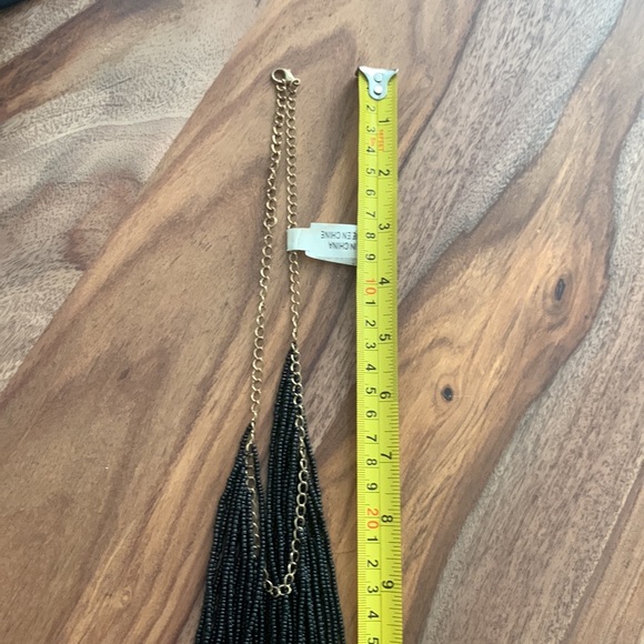 Nordstrom Black beaded necklace - Picture 4 of 7